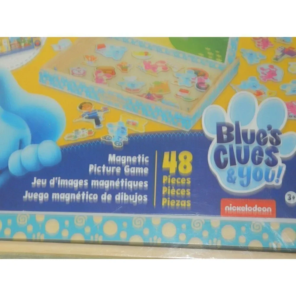 Melissa‎ & Doug Blue's Clues & You! Wooden Magnetic Picture Game (48 Pieces)